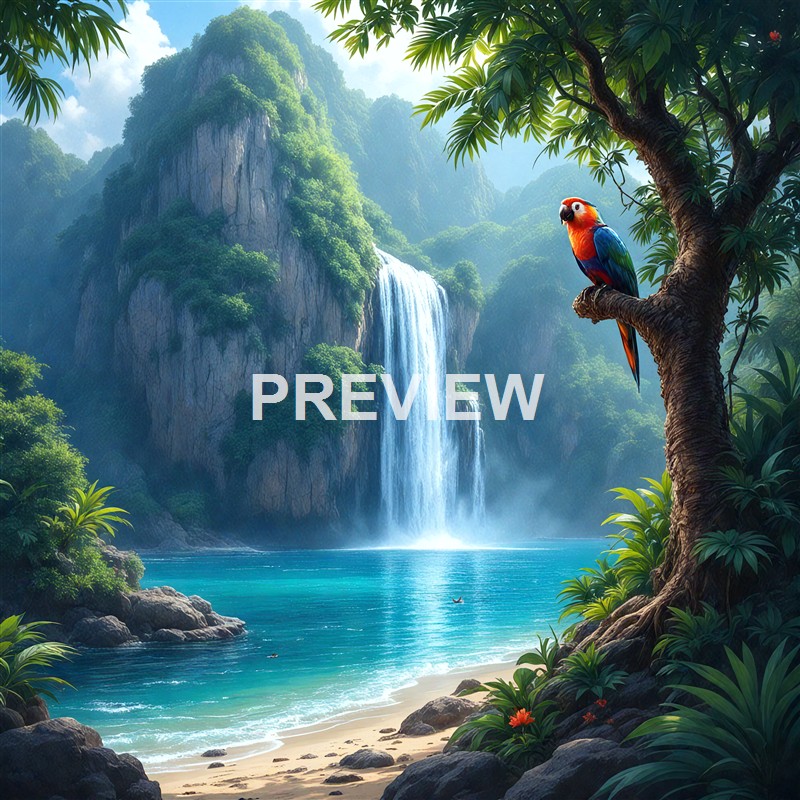 an-island-with-a-waterfall-and-a-rare-colorful-bird-s (19)_250320195442_Filename Text 2_00975_Filename Text 3_result